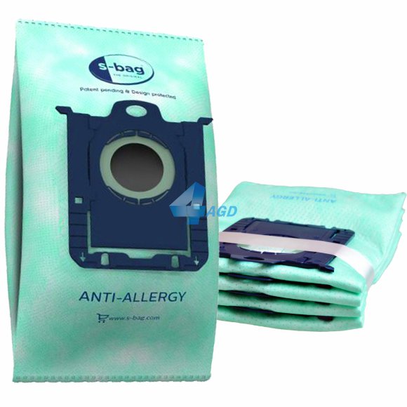 Worki S-BAG do odkurzacza Hygiene Anti-Allergy antyalergiczne E206S 4szt