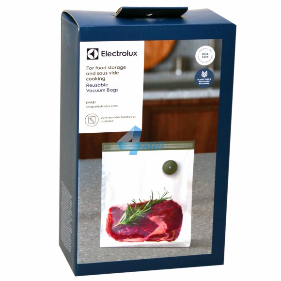 Woreczki EVRB1 próżniowe wielokrotnego użytku Sous Vide Electrolux - 20 szt