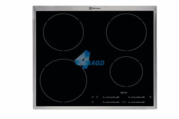 Szkło płyty indukcyjnej z ramką inox Electrolux 