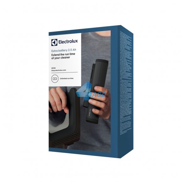 ZE150 – Dodatkowy akumulator 2,5 Ah do odkurzaczy Electrolux Power Hygienic 800 i Power Ultimate 800