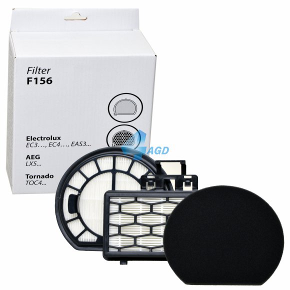 Zestaw filtrów F156 do odkurzacza bezworkowego Electrolux Ease C3 C4