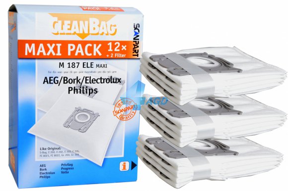 Worki S-Bag CleanBag - Maxi Pack 12szt.