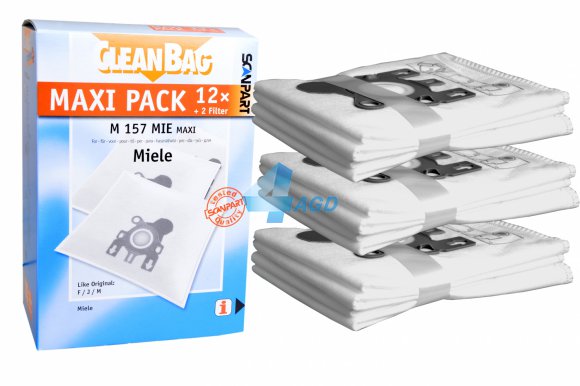 Worki MIELE F/J/M. CleanBag - Maxi Pack 12szt.