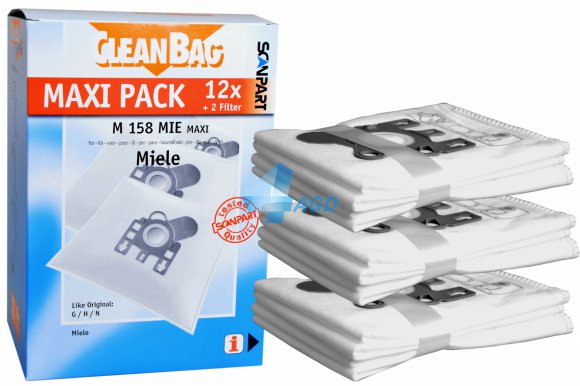 Worki MIELE G/H/N. CleanBag - Maxi Pack 12szt.