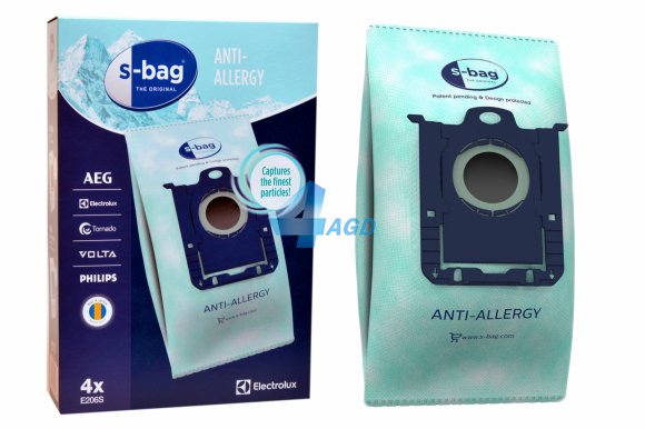 Worki S-BAG do odkurzacza Hygiene Anti-Allergy antyalergiczne E206S