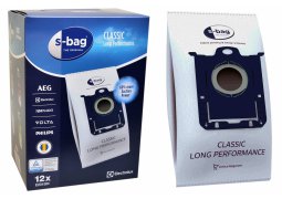 Oryginalne worki E201SM do odkurzacza ELECTROLUX S-BAG Classic Long Performance MEGA PACK - 12 szt.